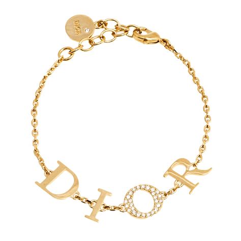 dior gold armband